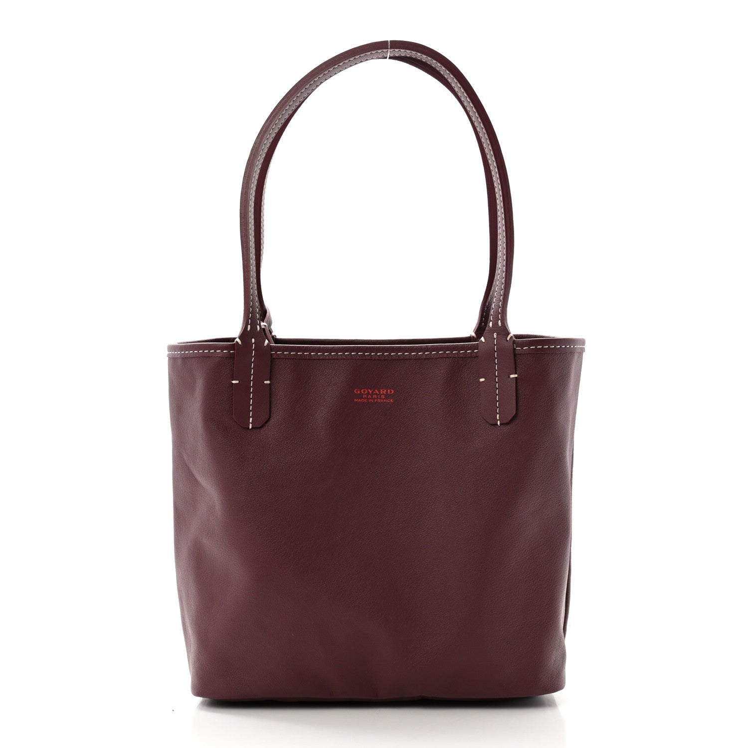 Goyardine Reversible Mini Anjou Burgundy