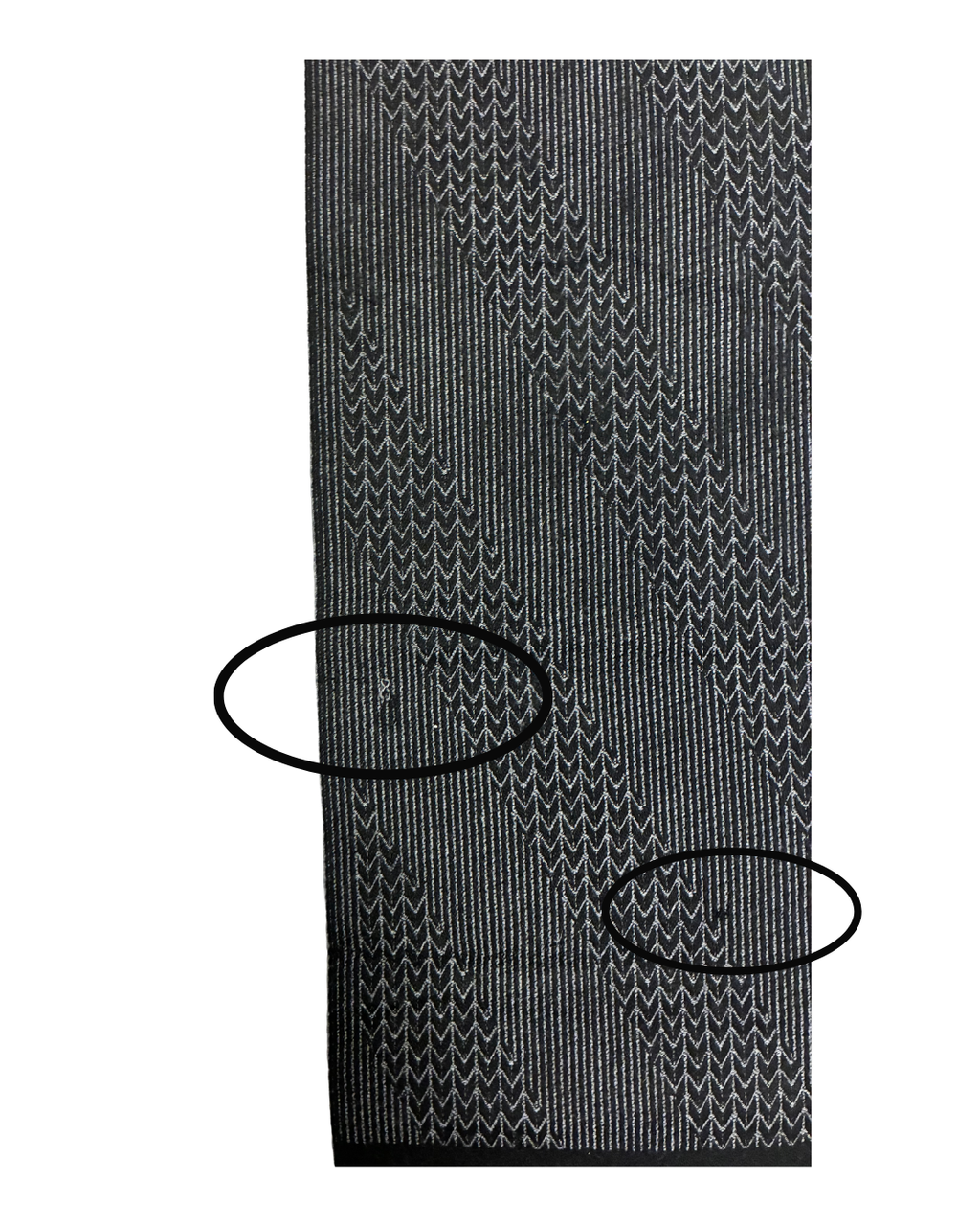 Defective/Floor Model Versace IT00599 GRIGIO Dark Grey 100% Wool Herringbone  Ladies Shawl