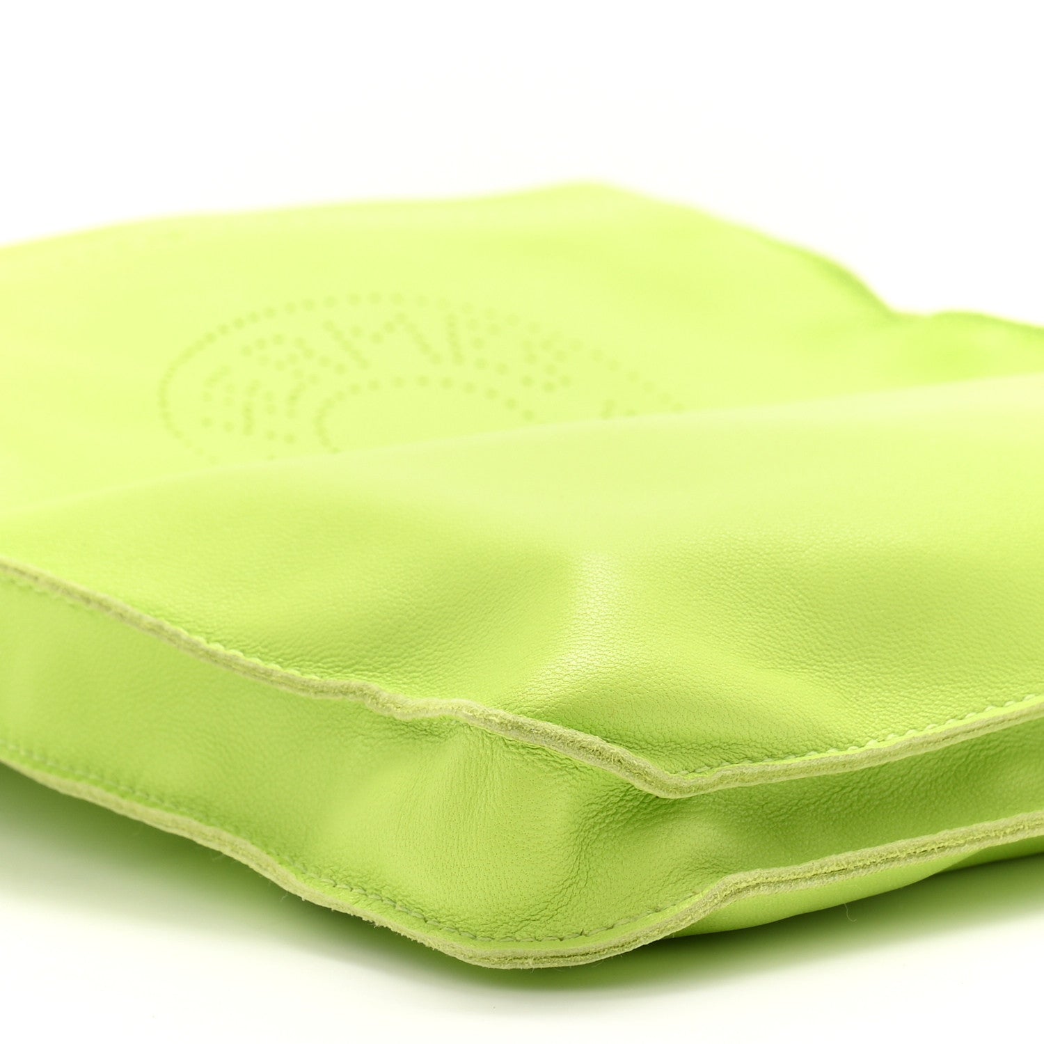 Lambskin Clou De Selle Pouch Kiwi