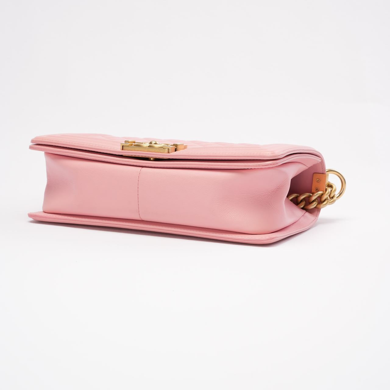 Chanel Medium Boy Flap Lambskin Pink 2018
