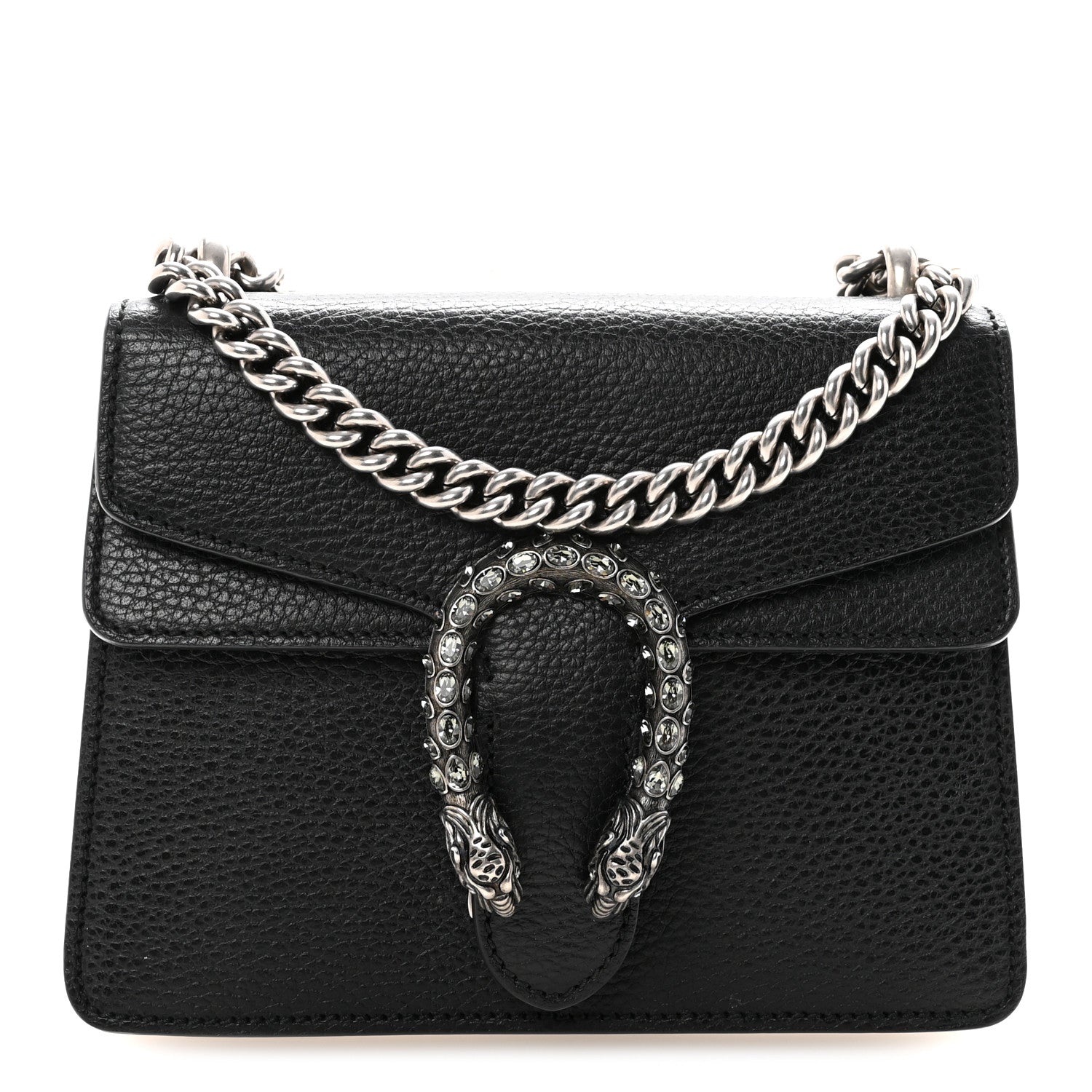 Calfskin Mini Dionysus Shoulder Bag Black