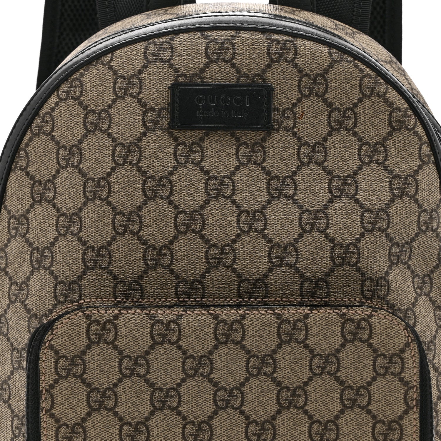 GG Supreme Monogram Small Eden Day Backpack Black