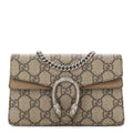 GG Supreme Monogram Super Mini Dionysus Shoulder Bag Taupe