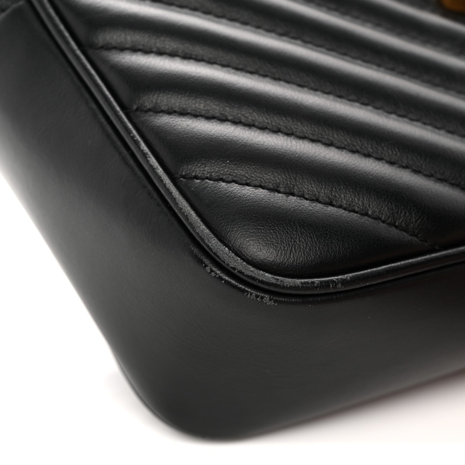 Calfskin Matelasse Monogram Lou Camera Bag Black