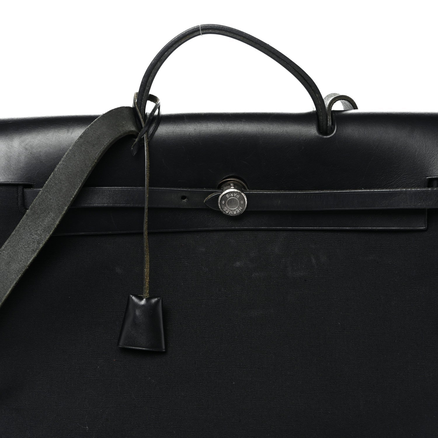 Toile Vache Calfskin Herbag 39 MM Black