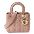Lambskin Cannage Small My ABC Dior Lady Dior Blush