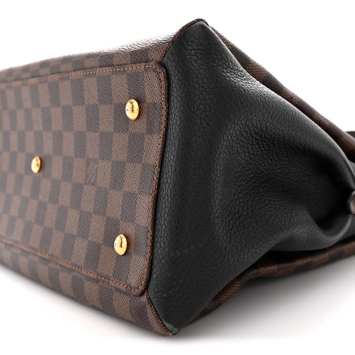Cuir Taurillon Damier Ebene Normandy Black