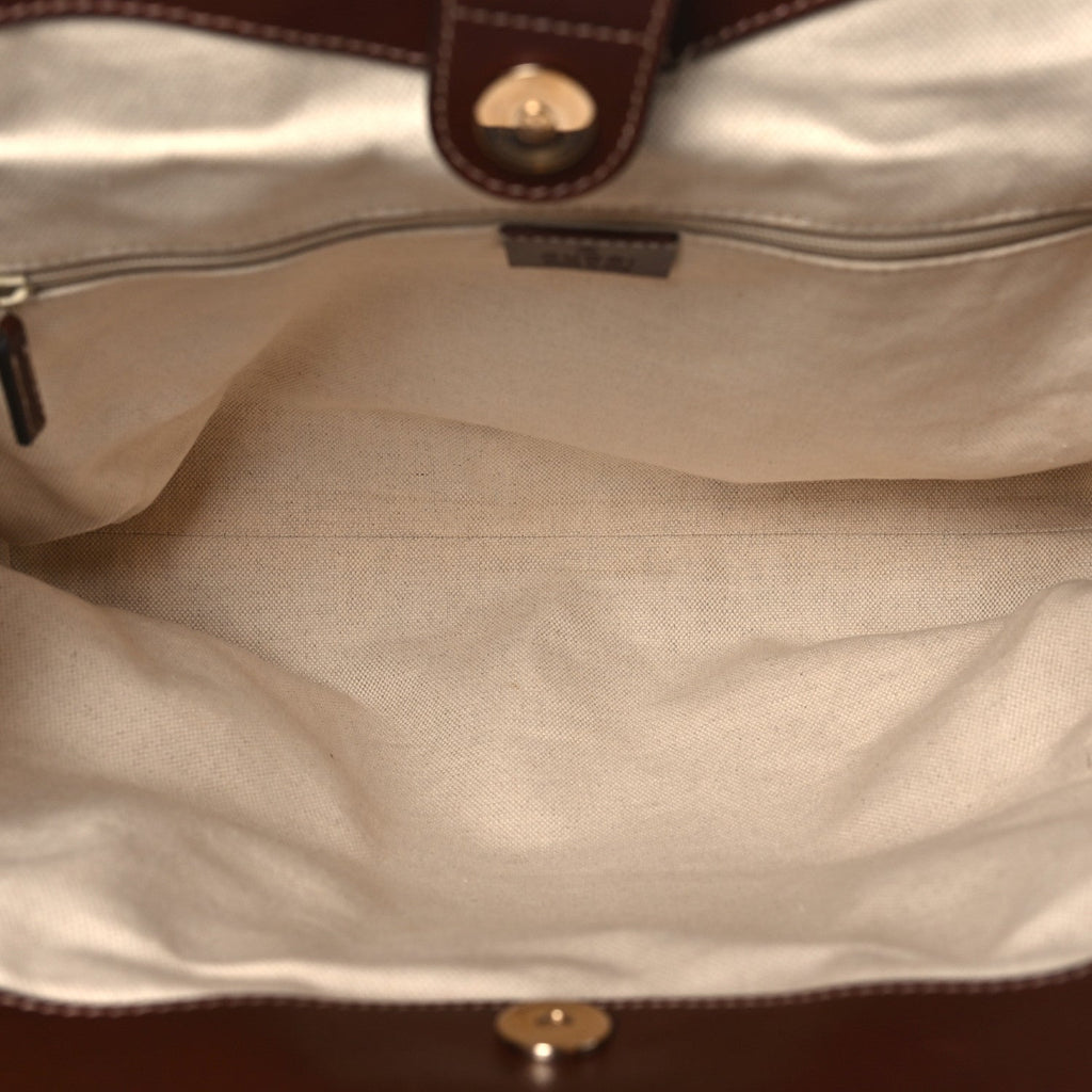 Diamante Medium Sukey Tote Brown