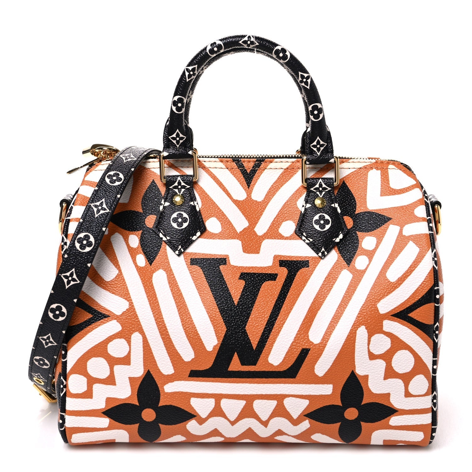 Monogram Giant Crafty Speedy Bandouliere 25 Creme Caramel