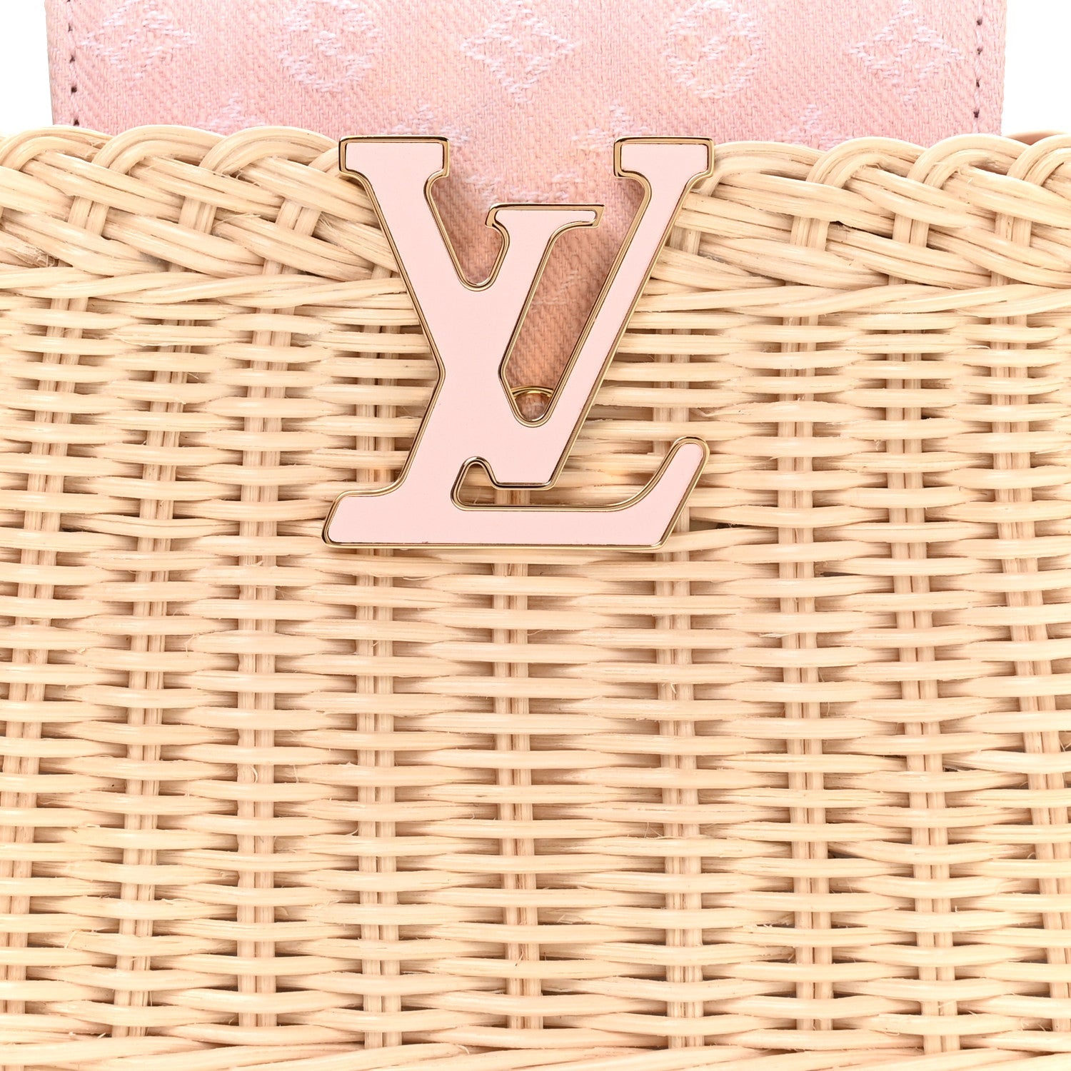 Rattan Denim Capucines Mini Washed Pink