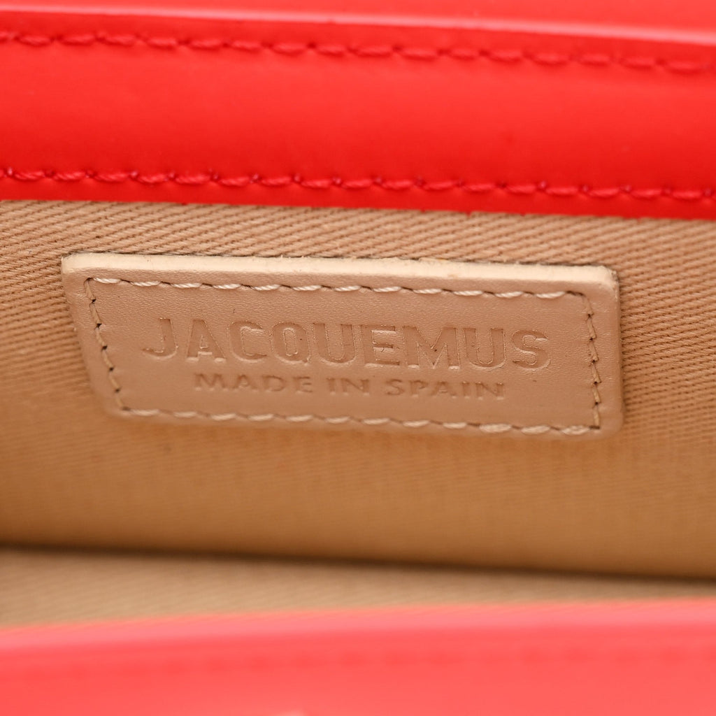 Rubberized Calfskin Le Chiquito Moyen Red