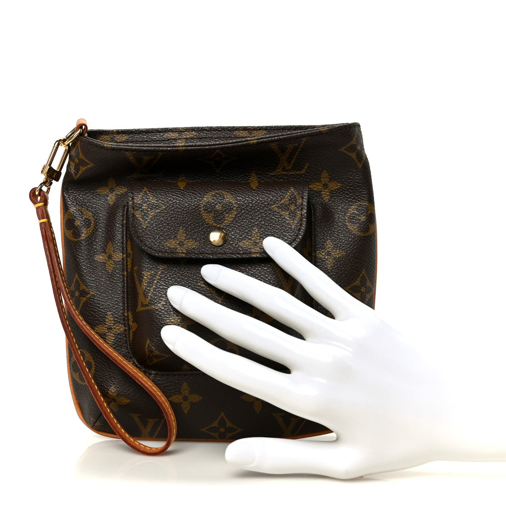 Monogram Partition Wristlet