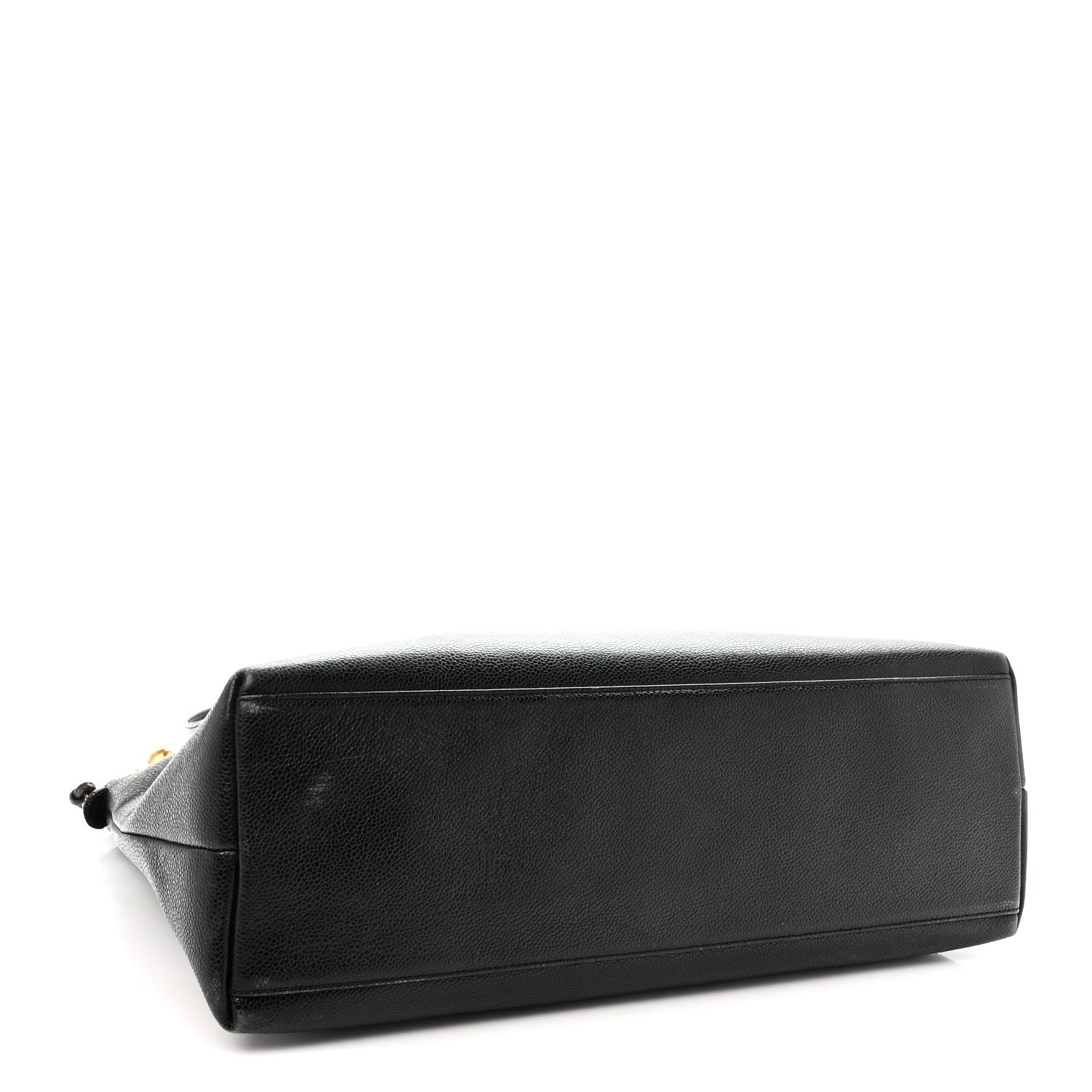 Caviar Large CC Shoulder Bag Black
