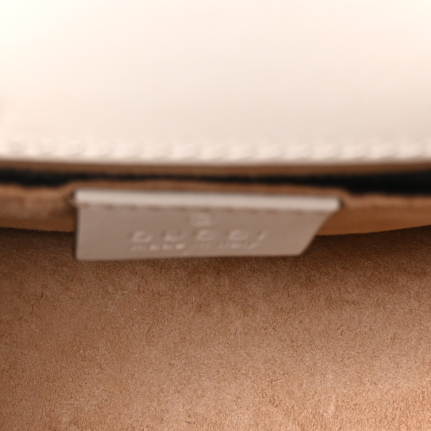 Calfskin Mini Sylvie Chain Shoulder Bag White
