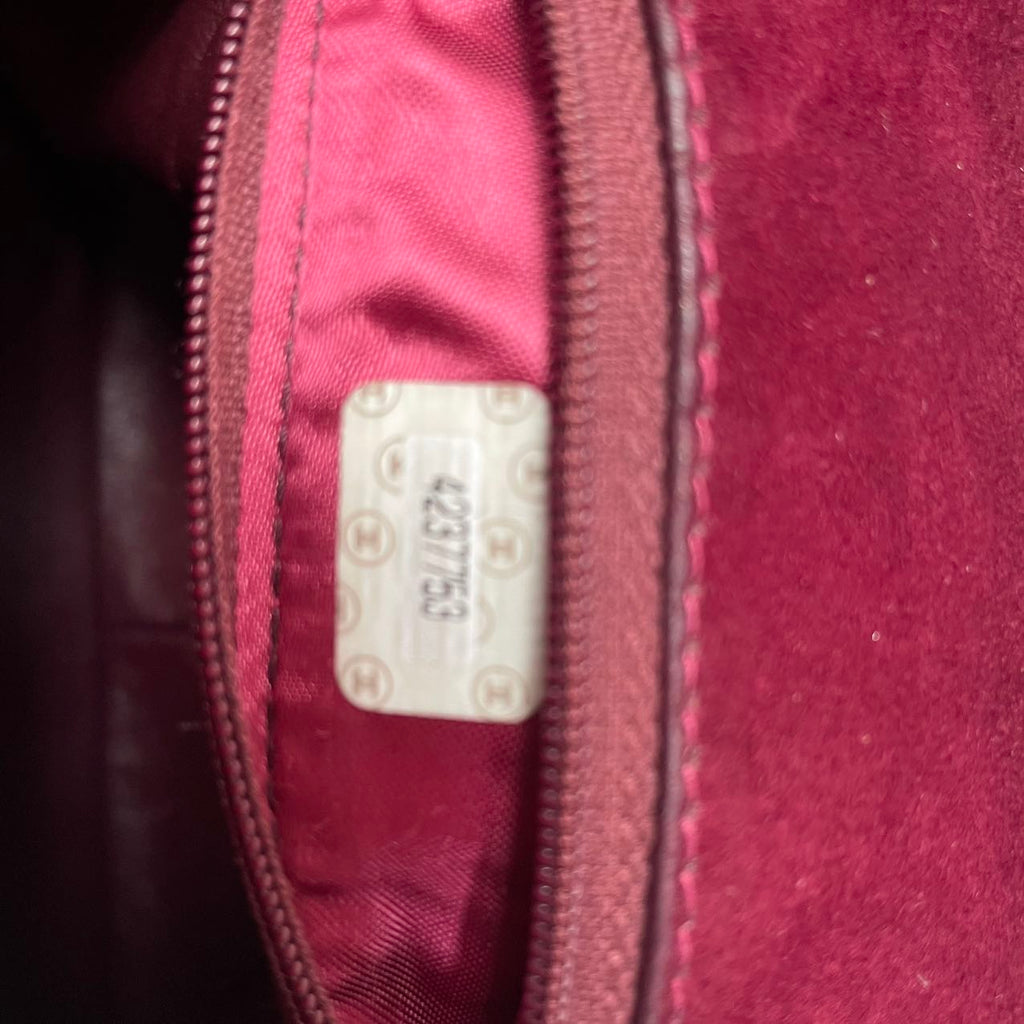 Chanel Vintage Burgundy Red Velvet Mini Square Flap Bag 1997
