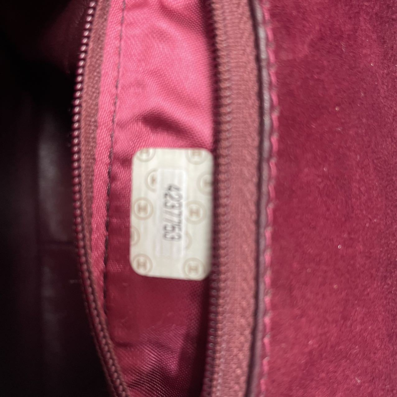 Chanel Vintage Burgundy Red Velvet Mini Square Flap Bag 1997