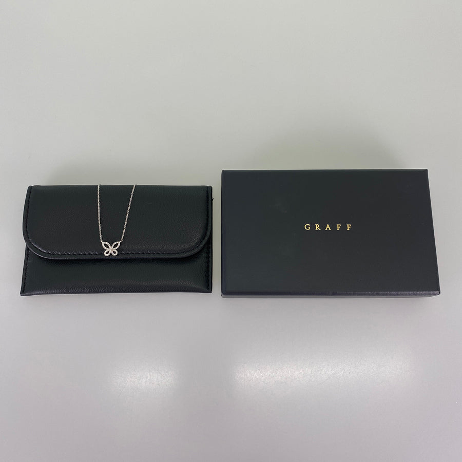 GRAFF Mini butterfly silhouette Necklace
