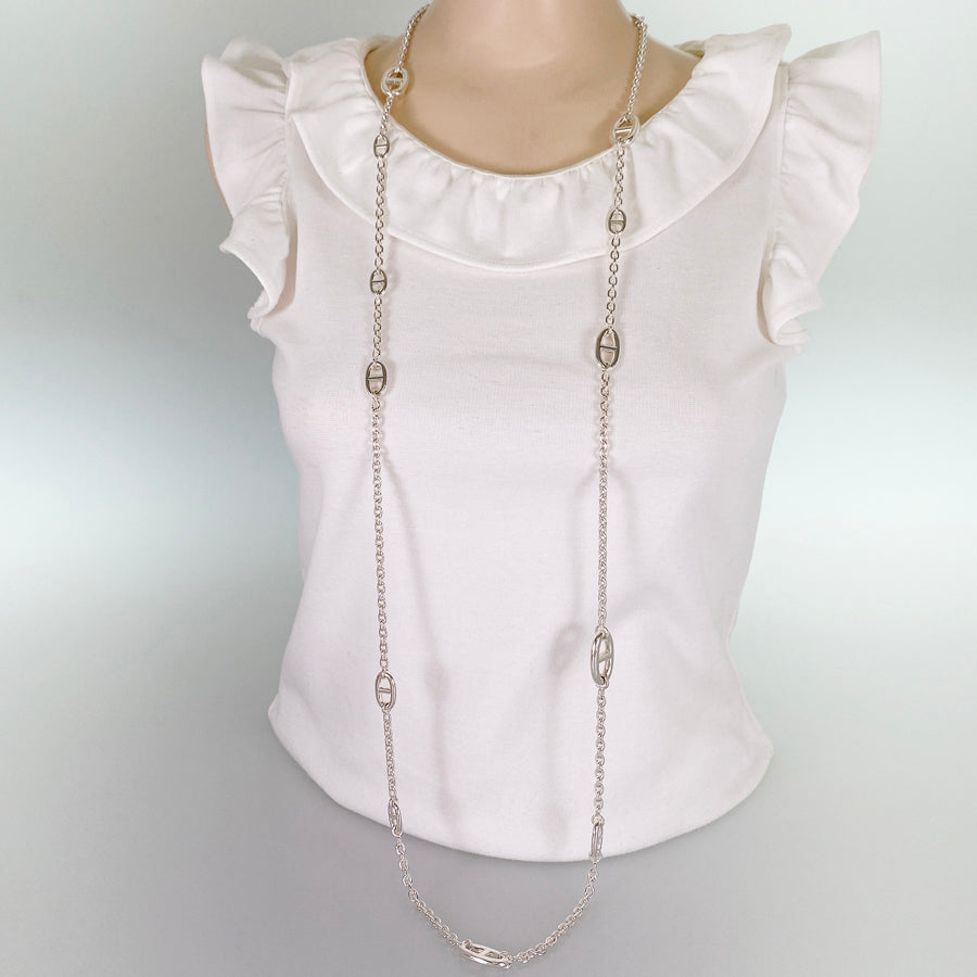 HERMES Chaine d'Ancre Farandole Long necklace