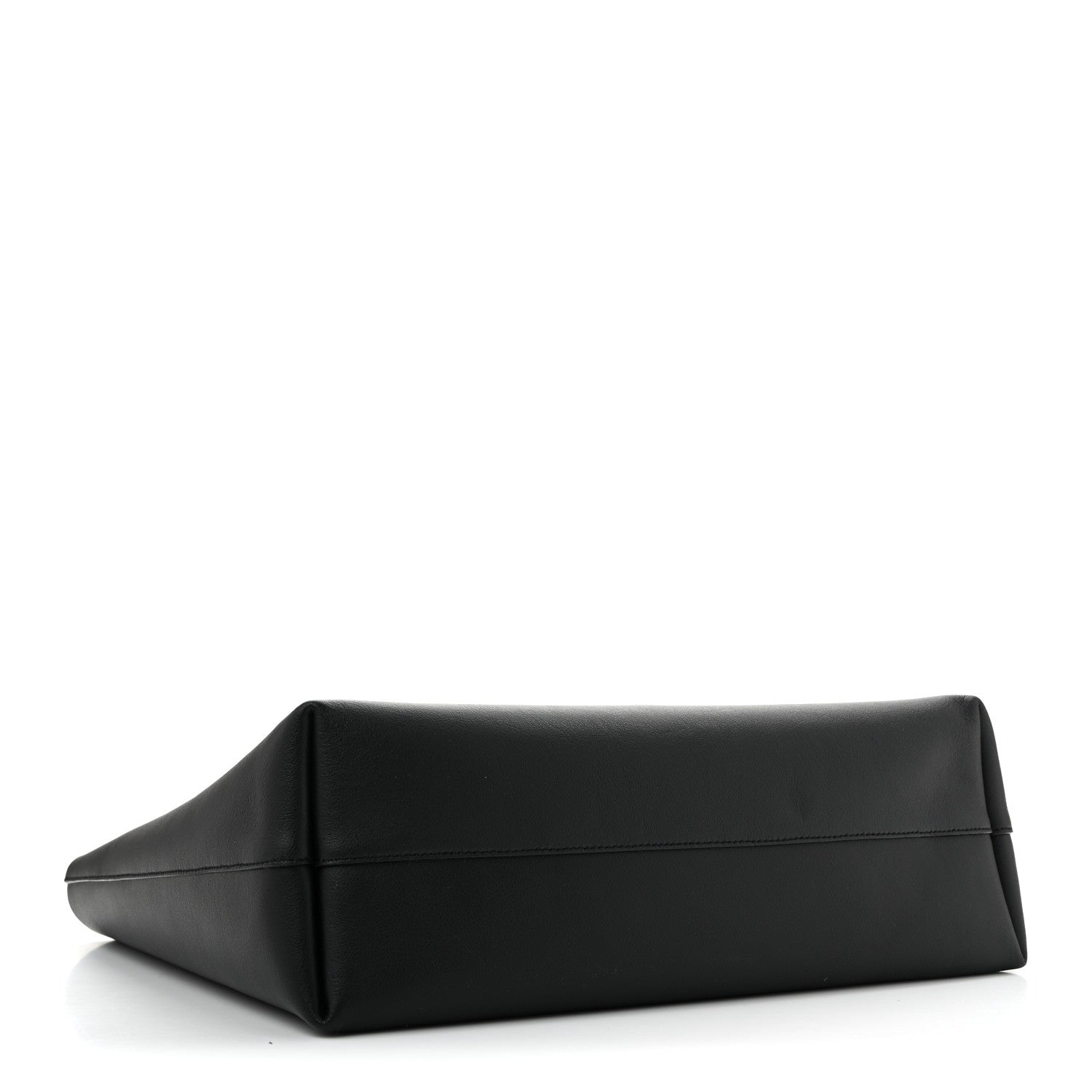 Calfskin Large Shopping Tote Black