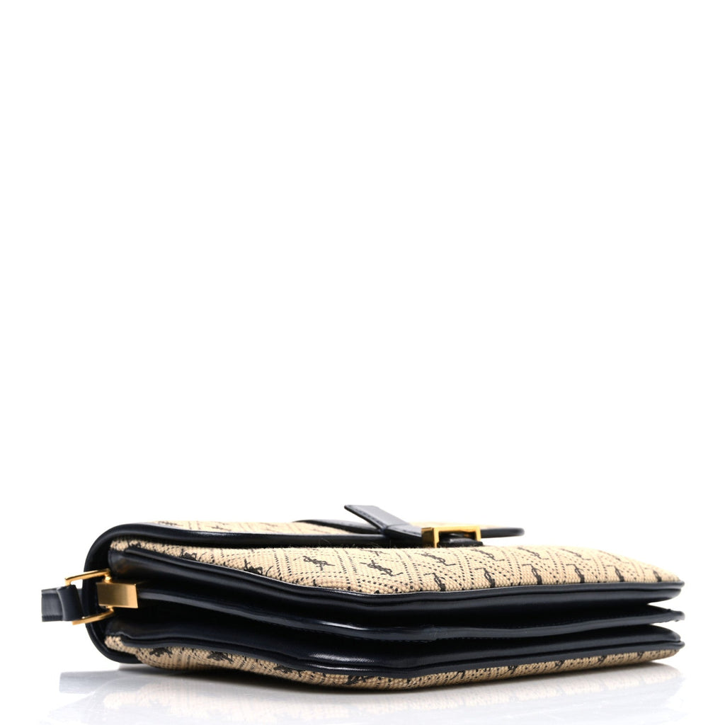 Canvas Small Le Monogramme Satchel Beige Black