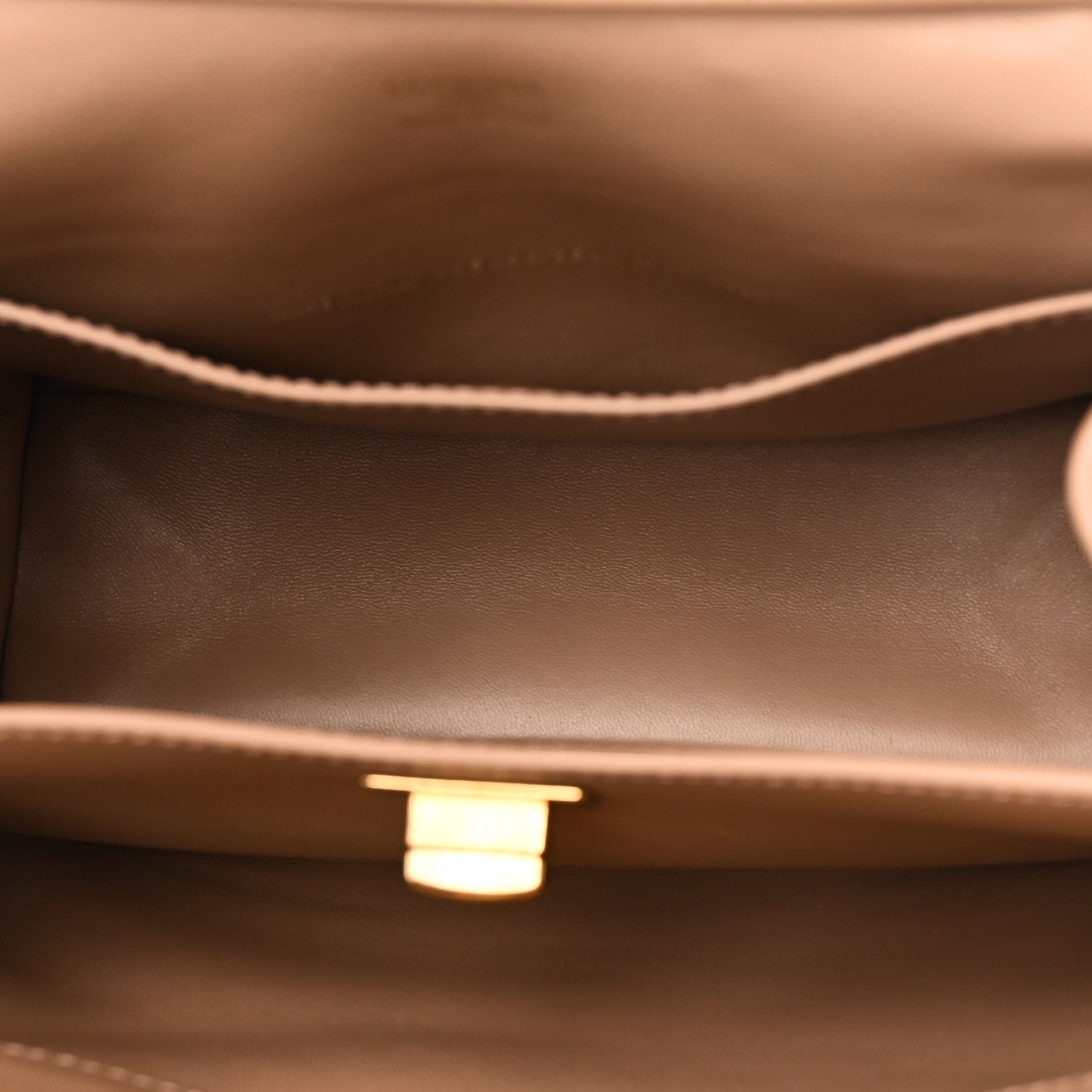Natural Smooth Calfskin Mini Rodeo Top Handle Handbag Latte