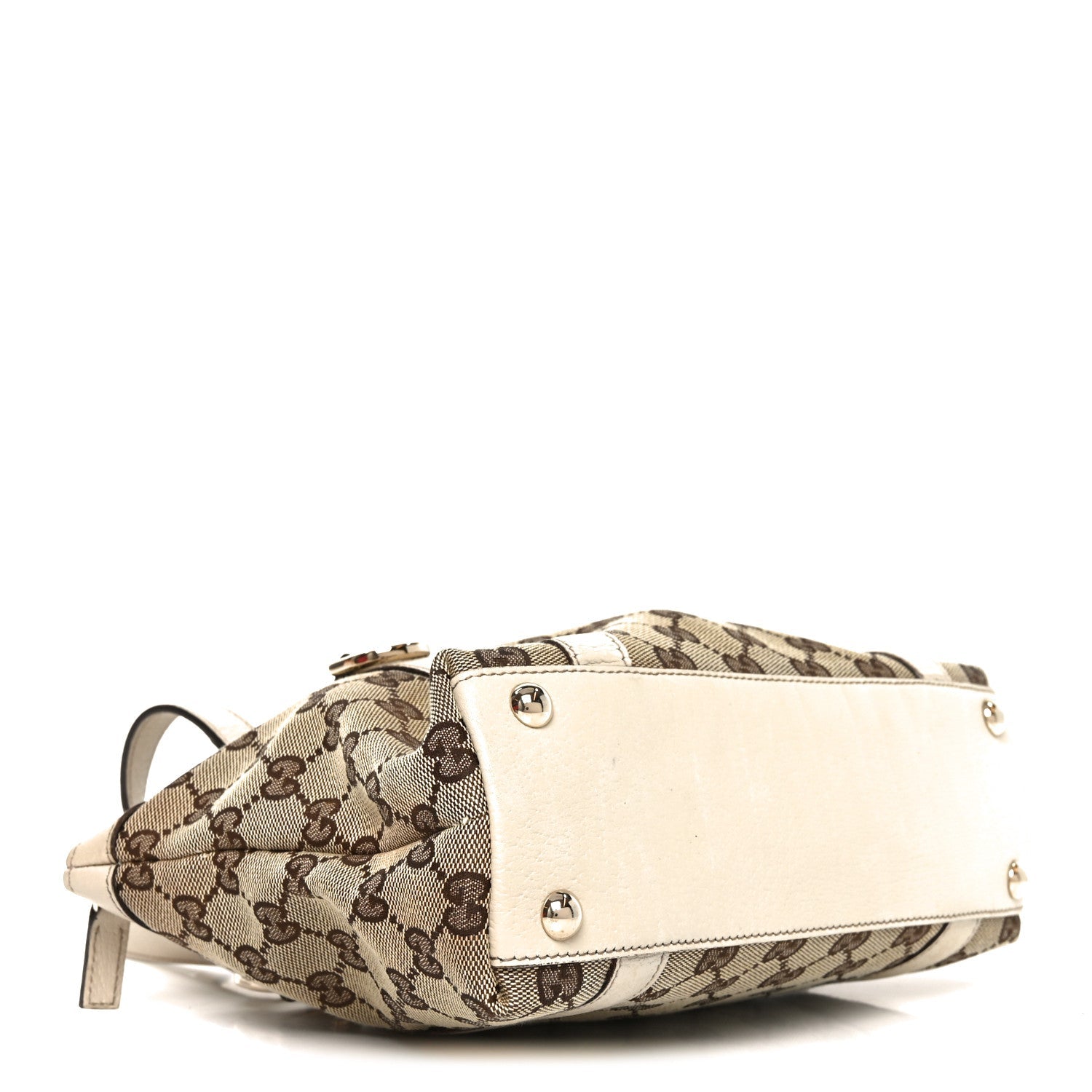 Monogram Small Abbey Tote Off White