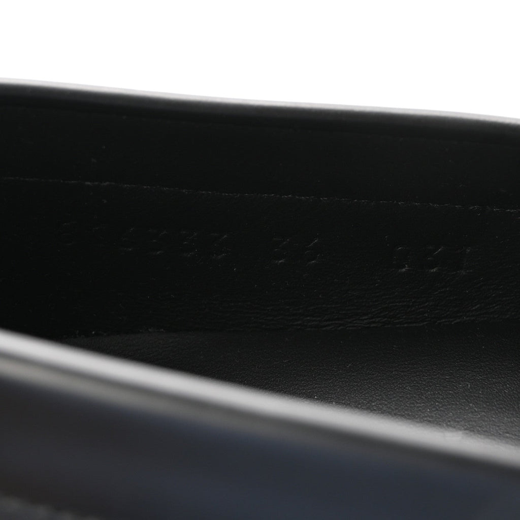 Calfskin Millennial Ribot Womens GG Loafers 36 Black