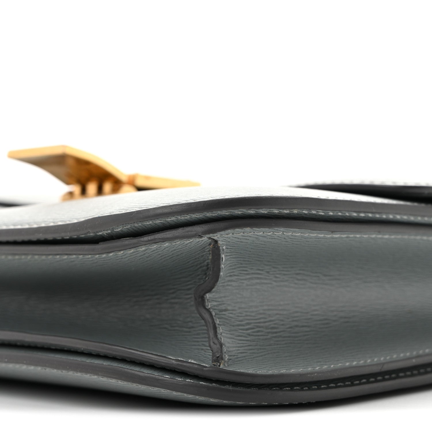 Liege Calfskin Medium Classic Box Flap Bag Storm