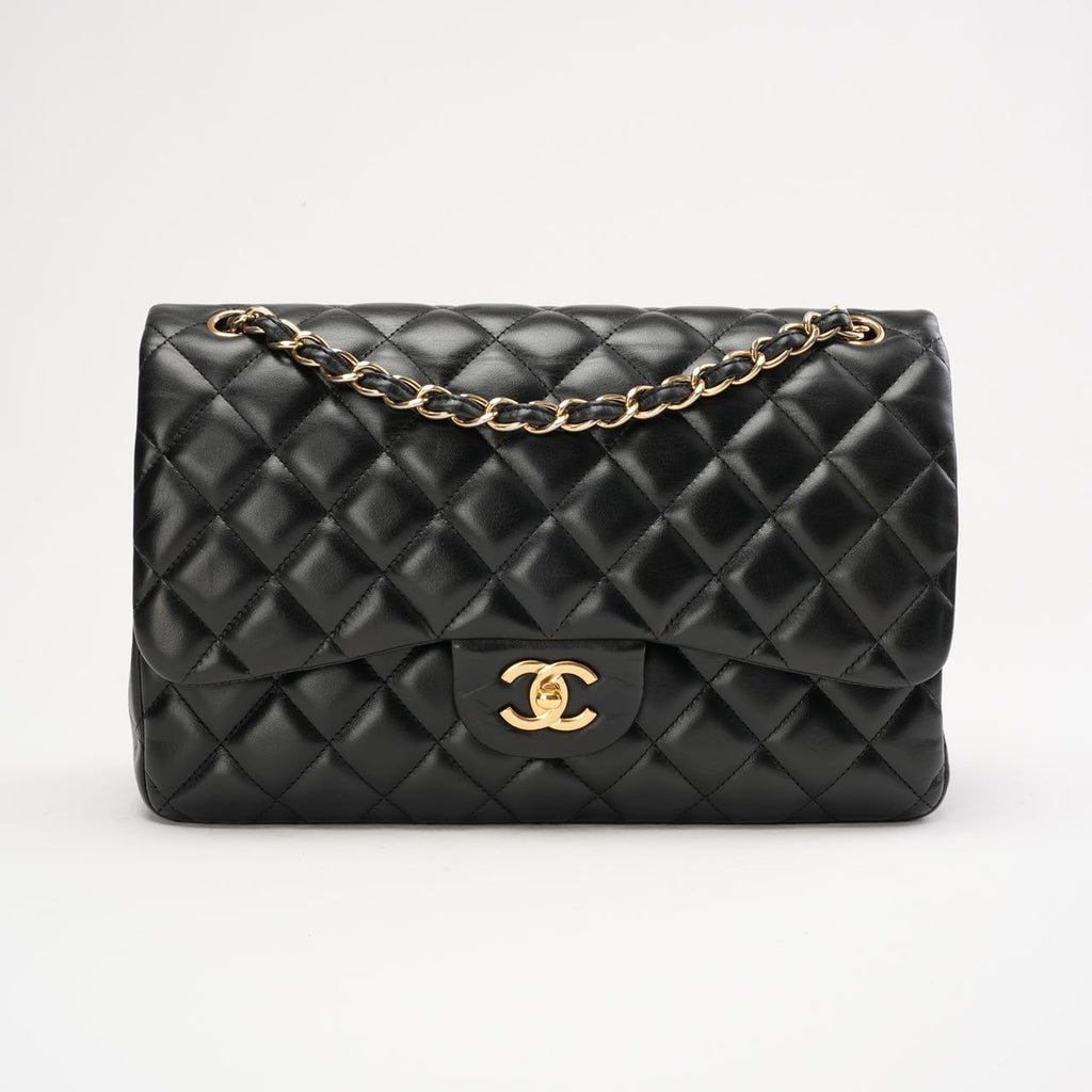 Chanel Timeless Jumbo Double Flap Lamb Black 2011