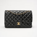 Chanel Timeless Jumbo Double Flap Lamb Black 2011