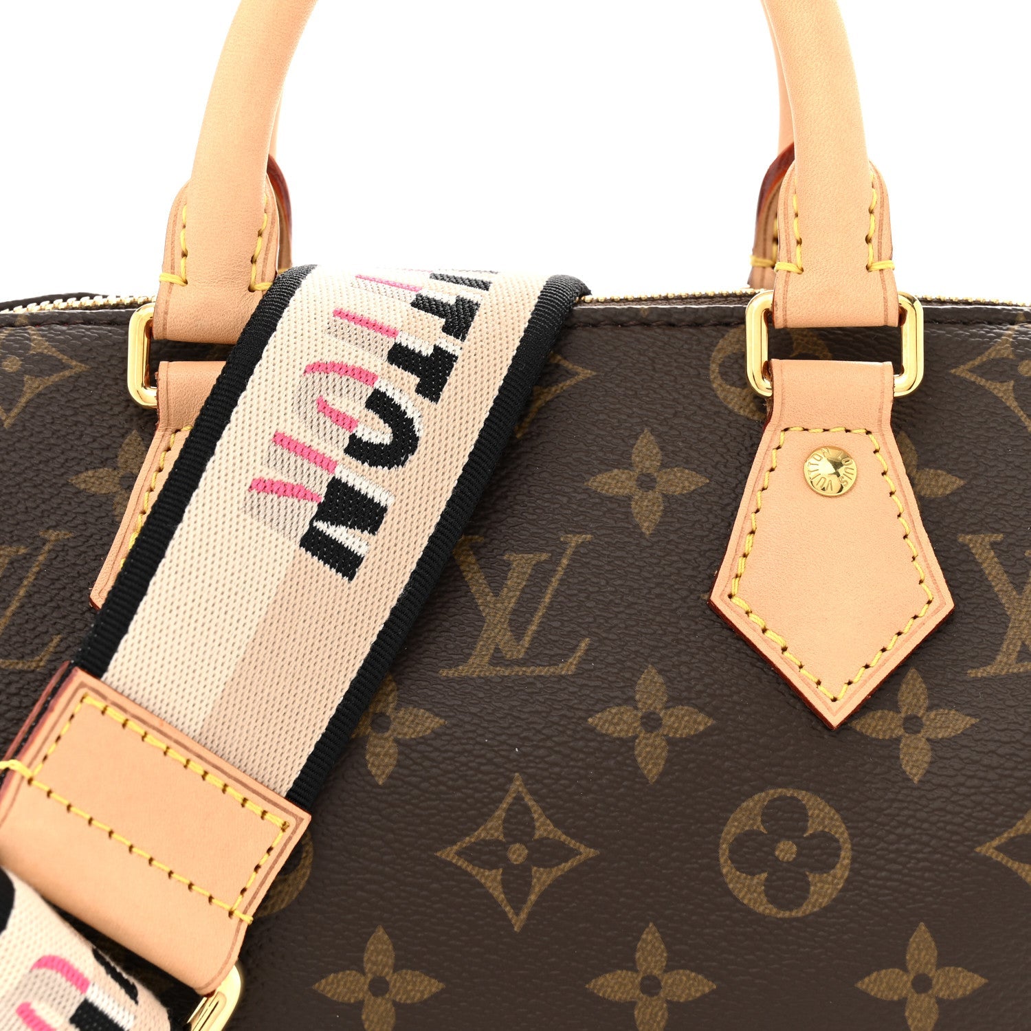 Monogram Speedy Bandouliere 20 Black
