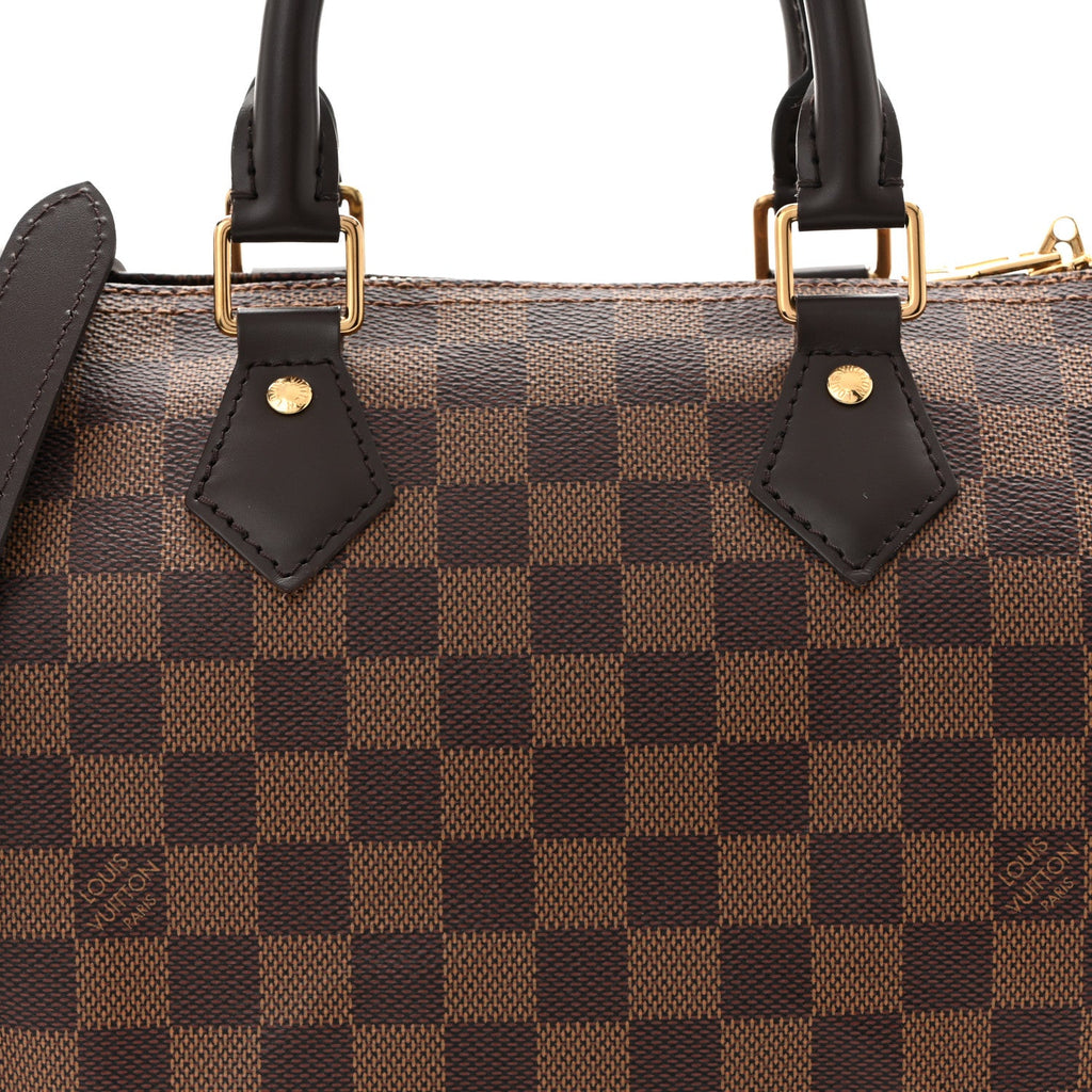 Damier Ebene Speedy Bandouliere 25