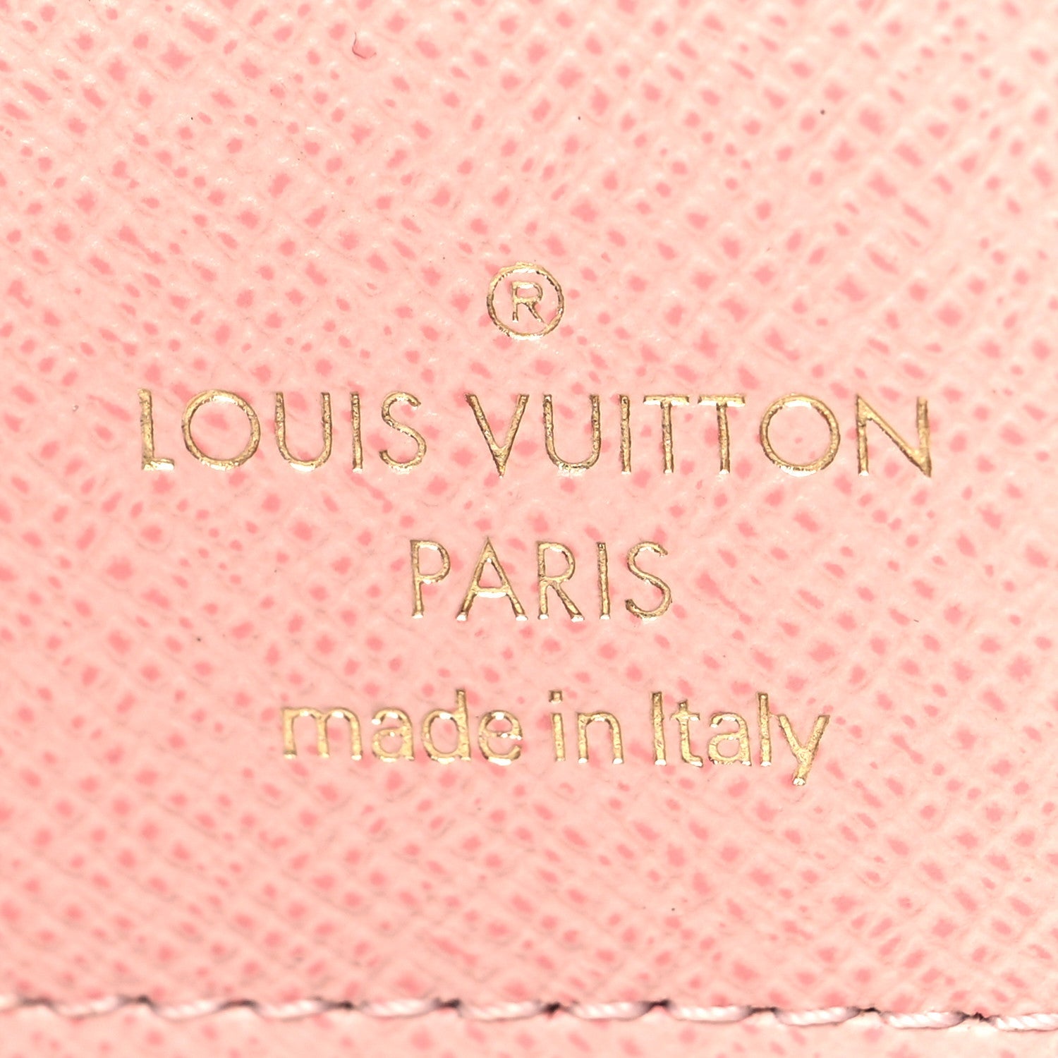 Damier Ebene Victorine Wallet Rose Ballerine