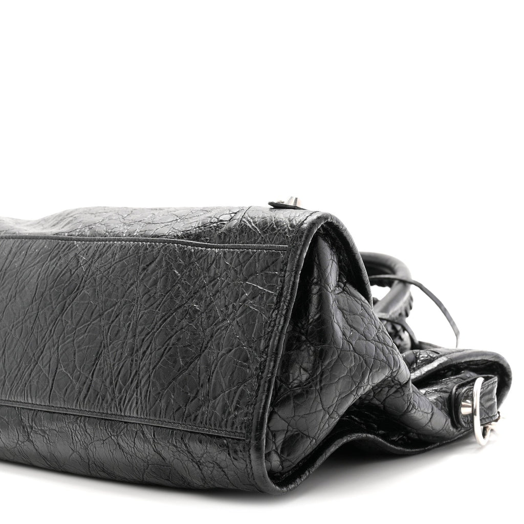 Agneau Arena Silver Hardware Medium Le City Black