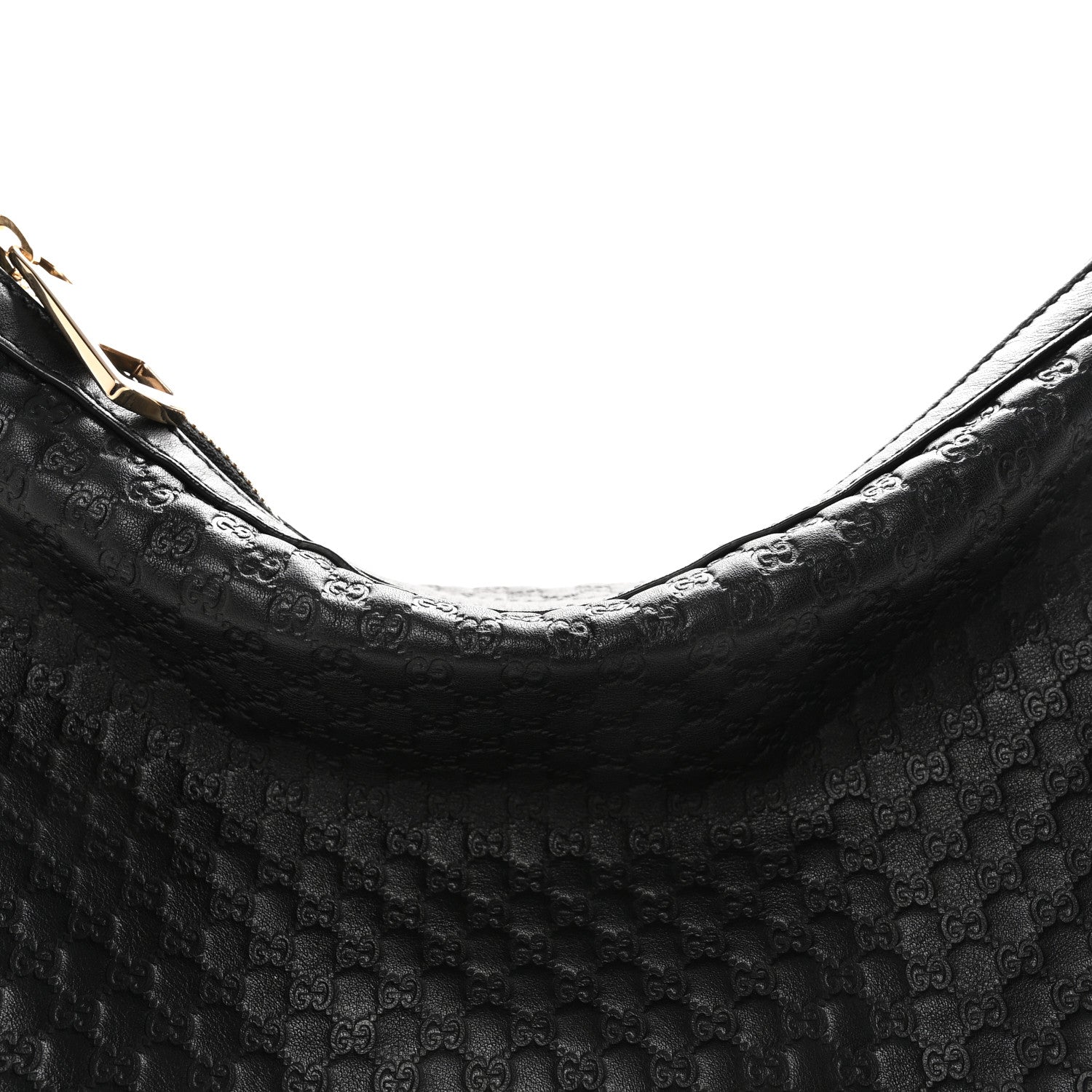 Soft Microguccissima Margaux Hobo Black