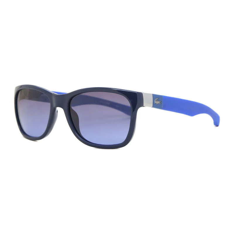 Lacoste Sunglasses Rectangle Full Rim, Havana Frame and Brown Gradient Lens L662S214