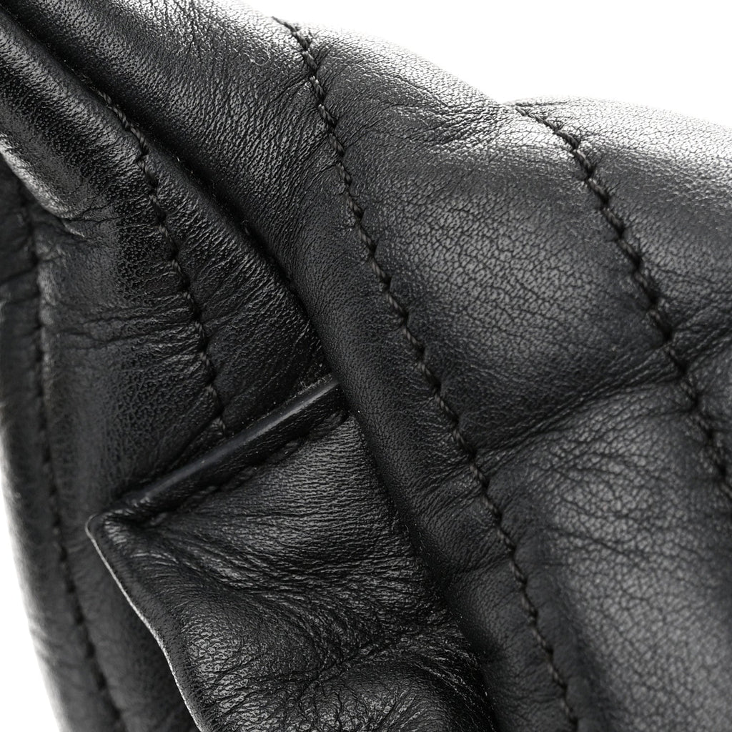 Calfskin Quilted New Wave Bumbag Black