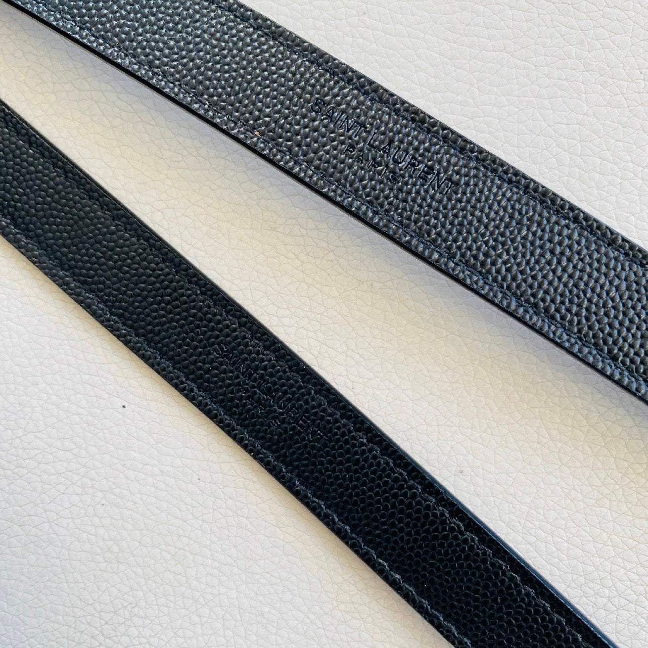 YVES SAINT LAURENT YSL Monogram Mix Matelasse Envelope Chain Bag Large Black