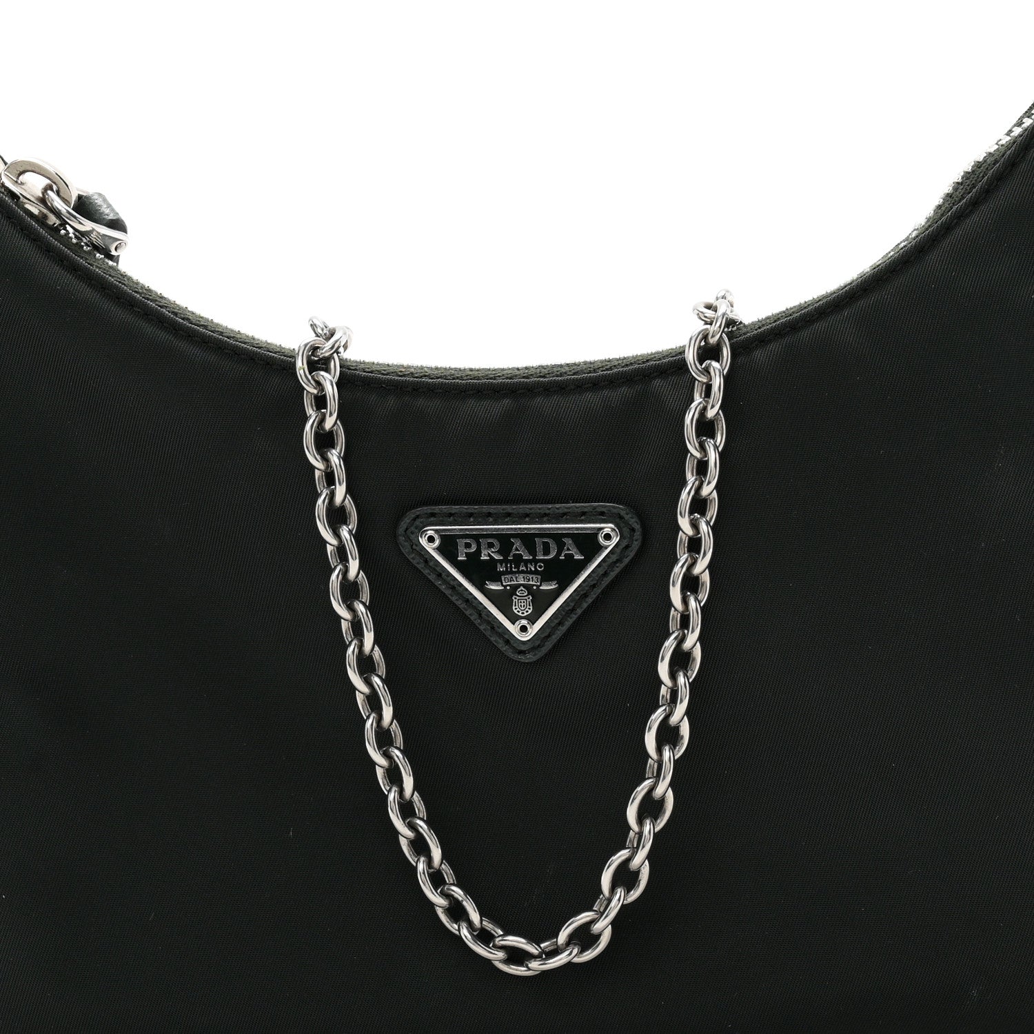 Nylon Re-Edition 2005 Shoulder Bag Smeraldo