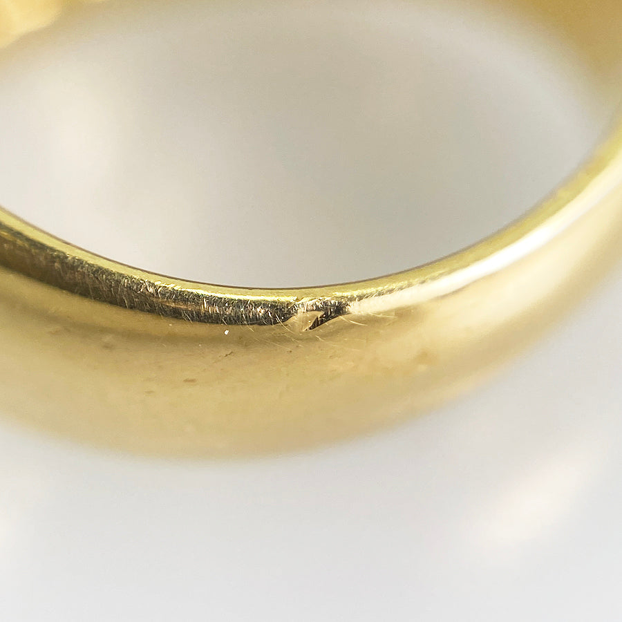 Ring Yellow gold Sapphire