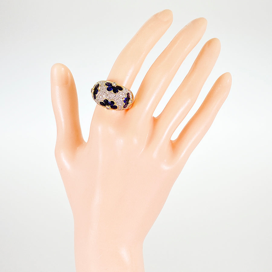 Ring Yellow gold Sapphire