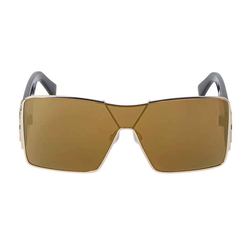 Off-White Sunglasses Shield Full Rim, Silver Frame and Dark Grey Lens OERI14GASPEN7207