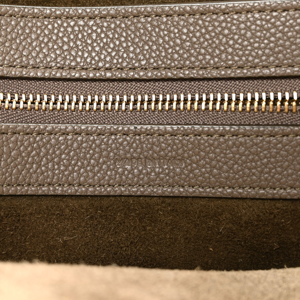Soft Grained Calfskin Small Belt Cabas Phantom Taupe