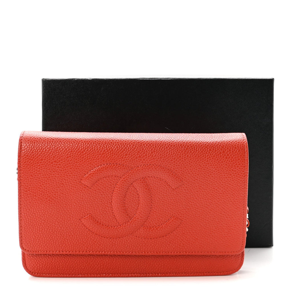 Caviar Timeless CC Wallet On Chain WOC Orange