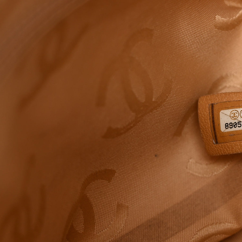 Calfskin Timeless CC Shoulder Bag Orange