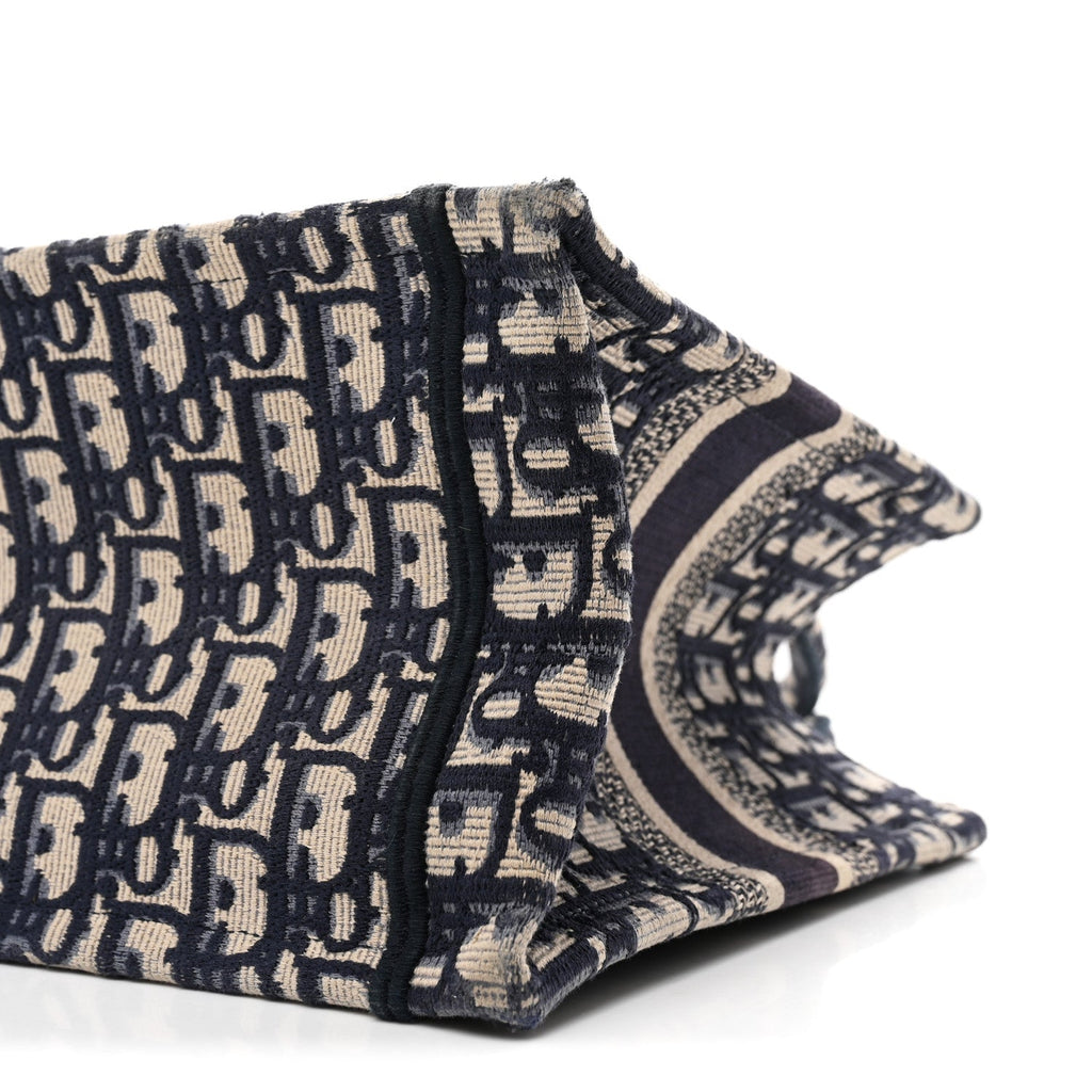 Oblique Small Book Tote Blue Multicolor