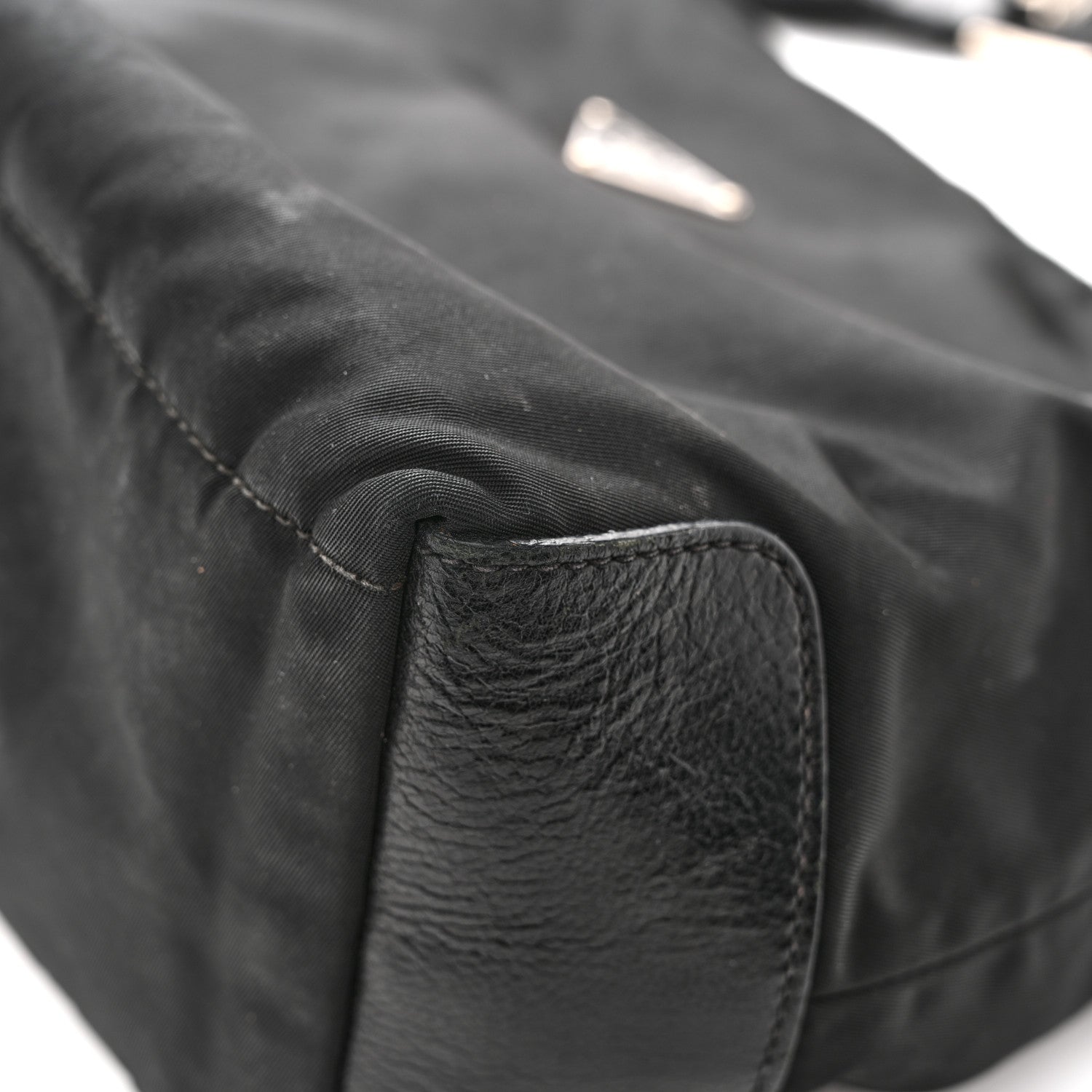Nylon Shoulder Bag  Black