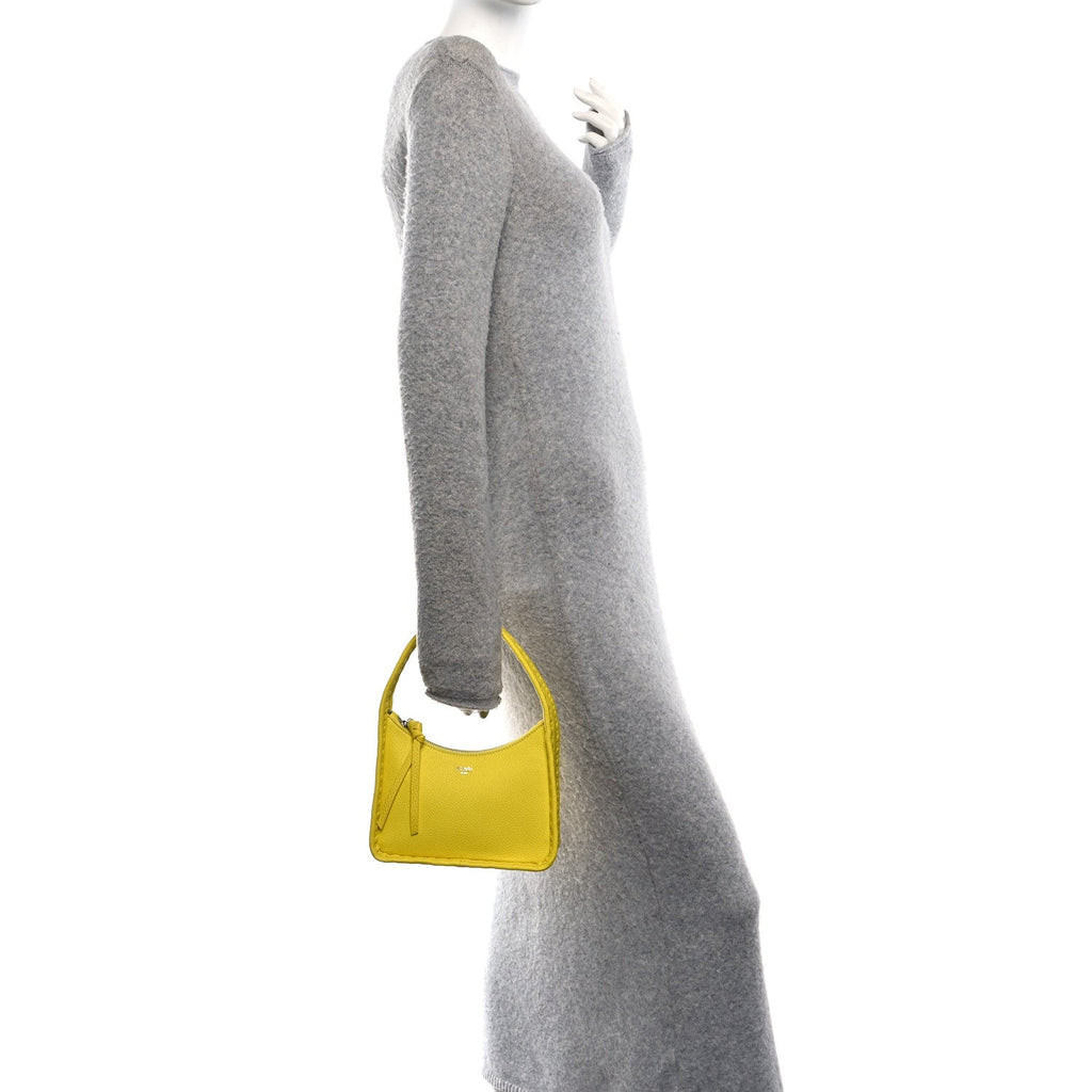 Cuoio Roma Sellerissima Nappa Sintetica Tape Stitch Mini Fendessence Shoulder Bag Pomelo