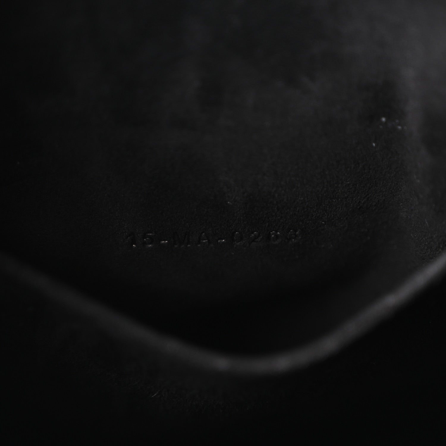 Calfskin CD Embossed Medium C'est Chain Bucket Bag Black
