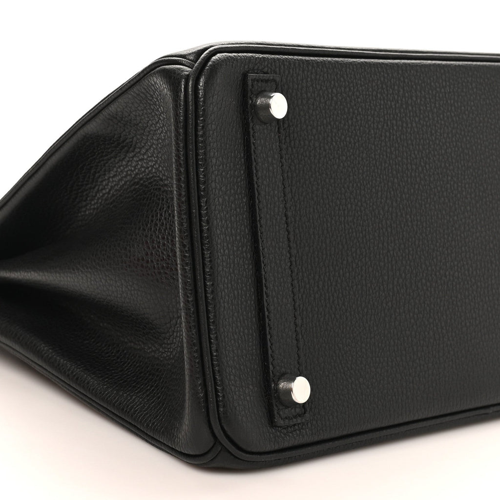 Taurillon Clemence Birkin 30 Black